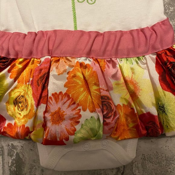 Guess Baby Girl's Lollipop Flower Dress  6-9 Month - Picture 3 of 5